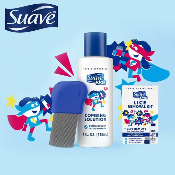 ชุดรักษาเหาเด็ก-suave-kids-lice-treatment-kit-4-fl-oz-ราคา-890-บาท