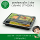 ชุดถาดแบบเบนโตะ 3 ช่อง พร้อมฝา กล่องข้าวพลาสติก กล่องอาหารพลาสติก Onlinegreenpacks [300 ชุด]