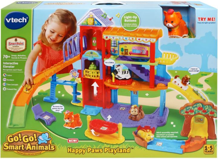 นำเข้า-ของเล่นเพลย์เซท-vtech-go-go-smart-animals-happy-paws-playland-ราคา-3-790-บาท