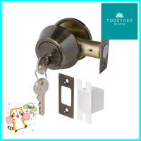 กุญแจลิ้นตาย 1 ด้าน HAFELE 911.22.398 สีทองเหลืองรมดำSINGLE CYLINDER DEADBOLT HAFELE 489.10.502 ANTIQUE BRASS **สามารถออกใบกำกับภาษีได้ค่ะ**