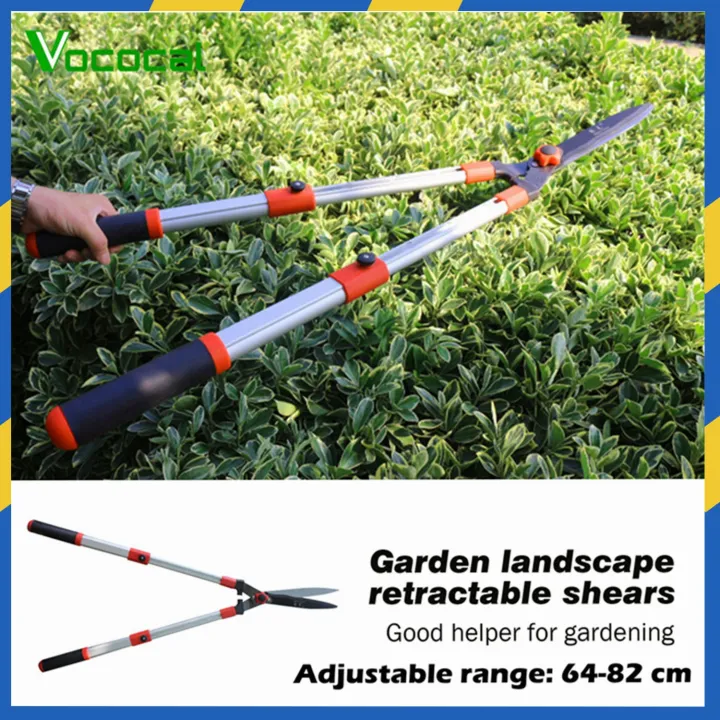【In Stock】Vococal 6482 cm Adjustable Large Garden Manual Hedge Shear
