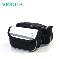 Vincita กระเป๋าเบนโตะคู่ กระเป๋าวางบนเฟรม  ผ้าทาโปลีน วินสิตา B029T- TOP TUBE BAG DUO TARPAULIN