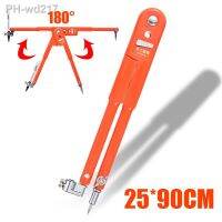 DIY Carpenter Compasses Pencil Round Rule Adjustable Precision Pencil Woodworking Marking Scribing Hand Tool 25x90cm