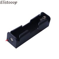 5 Pcs Black Plastic 18650 Battery Case Holder Battery Storage Box Batteries Container with Wire Leads 18650 Batteries Wholesale
