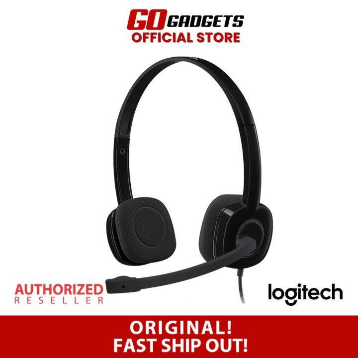 Logitech H151 Stereo Headset Black | Lazada PH