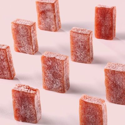 Enzyme hawthorn cake slices net red candied sweet and sour pulp fruit dry preserved snack food 50g1000g