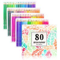 Brutfuner Light Color Student 80 Color Oil Color Pencil Drawing Graffiti Small Fresh Colored Pencil Drawing Drafting