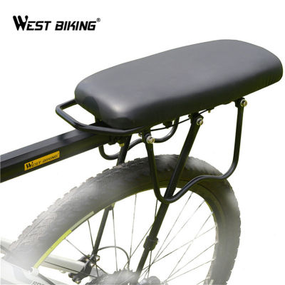 Cycling Rear Carrier DH Bicycle Pad Comfortable Cushion Bike Saddle On Back Shelf Mat Thick Seat Carrying People Cargo 36*15cm