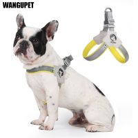 Dog Harness Reflective Adjustable Puppy Safety Vest For Small Medium Dogs Breathable Harness Chihuahua Bulldog Outdoor Walking