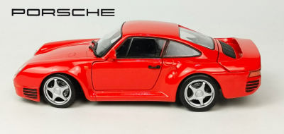 พอร์ชเรโทร โมเดลรถเหล็ก PORSCHE 969 Scale 1:24 ยี่ห้อ Welly