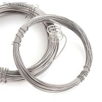 10M Stainless Steel Silver Color Wire Single Wire Beading Wire 0.3/0.4/0.5/0.6/0.8/1mm DIY Jewelry Making Finding Accessoires