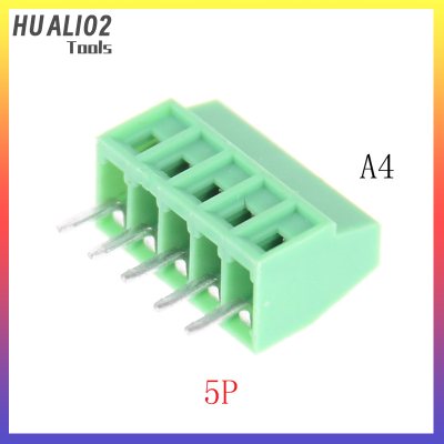 HUALI02เทอร์มินัลบล็อกสกรูแบบสากล PCB 2P-16P KF128 2.54มม. 1ชิ้น