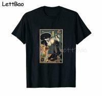 Samurai Cosplays A Photographer Japanese Warrior Tshirt Vintage Large Size T Shirt Japaneses Men 100% Cotton Gildan