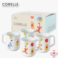 พิกัด CORELLE × ดิสนีย์วินนี่เดอะพูห์และเพื่อนแก้ว400มล./แก้วมัคของขวัญแก้วน้ำ