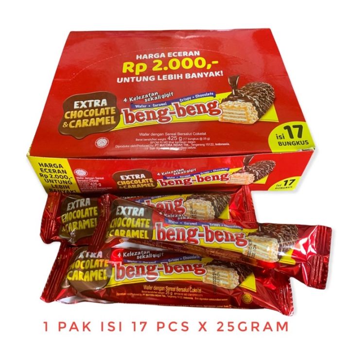 Mayora Beng beng wafer chocolate box isi 17x25gr | Lazada Indonesia