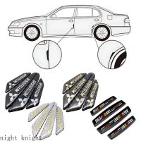 Hot New Ralliart Car Door Side Anti Scratch Cover-up Stickers 3D Carbon Fiber  Rearview Mirror Anti-collision Adhesive Stickers Protective Film for Mitsubishi ASX Lancer Grandis Delica zhi