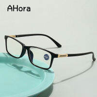 Ahora  Men Business Reading Presbyopia Glasses Anti Blue Light Diopters +1.0 1.5 2.0 2.5 3.0 3.5 4.0 TR90 Presbyopic Eyewear