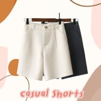 กางเกงขาสั้นเอวสูง มีซับใน รุ่น Casaual Shorts กางเกงขาสั้น เอวสูง ผ้านุ้ม ไม่ยับง่าย ใส่สบาย