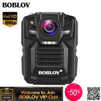 BOBLOV ตัวเครื่องกล้อง D7สำหรับฝ่ายบังคับใช้กฎหมาย BOBLOV 1080P 140 ° ตัวเครื่องมีมุมกว้างติดตั้งพร้อมไนท์วิชั่น IR เสียงสำหรับยามรักษาความปลอดภัย