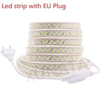 【☑Fast Delivery☑】 na07037036036666 Smd 5730 Ac220v แถบไฟ Led ยืดหยุ่นไฟ180Leds/M กันน้ำปลั๊ก Sakelar Peredup ไฟ Led 1M/2M/3M/20M ภายใต้ไฟใต้ตู้