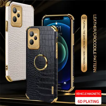 Retro Magnetic Suede Leather Case For Realme 10 Pro Plus Realme10