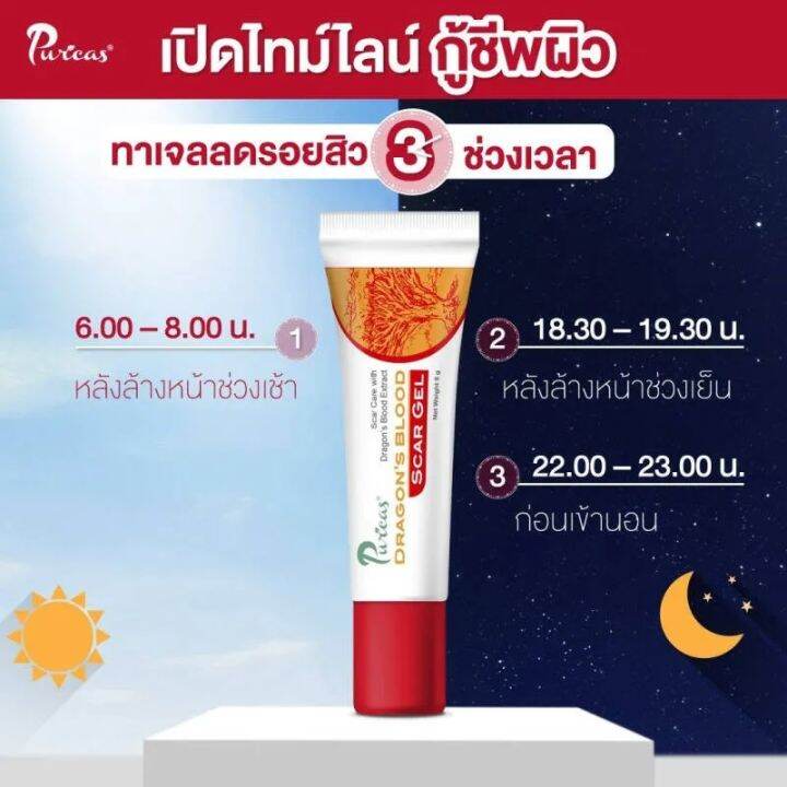 puricas-dragons-blood-scar-gel-8g-เป็นเจลลดรอยสิว