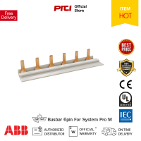 ABB Busbar 6pin for System Pro M บัสบาร์ 6 พิน 2CDLT210001R1006