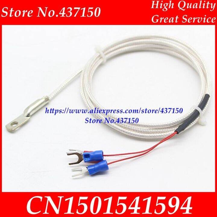 patch-type-pt100-temperature-sensor-thermocouple-temperature-probe-pt1000-patch-thermal-resistance-round-hole-smd-ptfe-cable