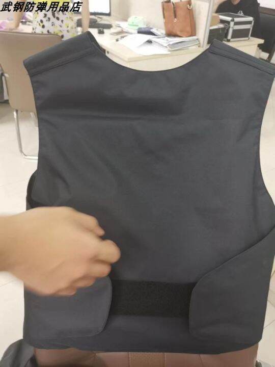 Wear black stabresistant vest inside, bulletproof tactical vest, cut
