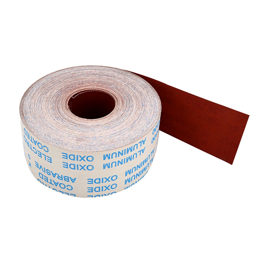 80 2 Meter Grit 80/100/120/150/180/240/320/400/600 Wide Emery Cloth Roll Sanding Paper Grinding Polishing Tools Metalworking 