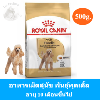 (ส่งฟรี) Royal Canin Poodle Adult Dry Dog Food 500g อาหารเม็ดสุนัขโต พันธุ์พุดเดิ้ล อายุ 10 เดือนขึ้นไป (ขนาด 500g.)