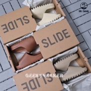 HOT GeekSneaker Full Box Dép Yz Slide - SS22 Vân Nhám Siêu đẹp
