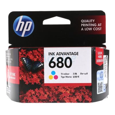 HP 680 COL 1110 / 1115 / 2130 / 2135 / 3630 / 3635 / 3835 / 4535 / 5075 OfficeJet : 3830 / 4650 ENVY : 4520