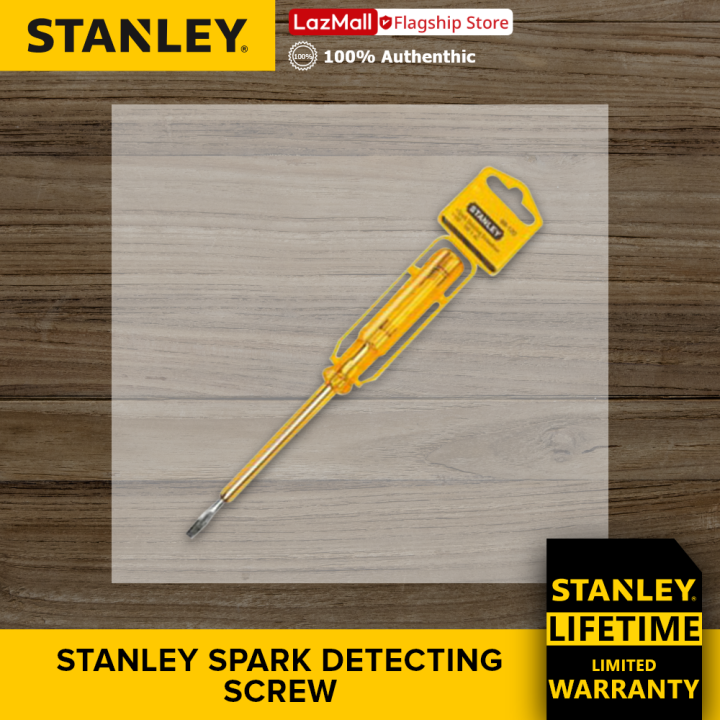 Stanley Screwdriver Spark Detecting 3mm X 127mm [Lifetime Warranty