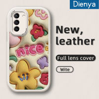 Dienya เคสสำหรับ Samsung S21 5G S21 FE S21บวก5G เคส S21พิเศษ5G ลายดอกไม้สวยงามเคสใส่โทรศัพท์หนังดีไซน์ใหม่ซิลิโคนนิ่มเคสมือถือกันกระแทกป้องกันการตกพร้อมเคสป้องกันกล้องเลนส์คลุมทั้งหมด