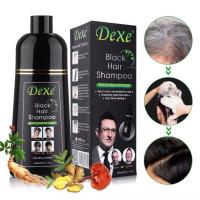 แชมพูเปลี่ยนสีผมดำ Dexe black hair shampoo แชมพู ผลิตภัณฑ์เปลี่ยนสีผม สระทิ้งไว้10-15นาที ขนาด400ml