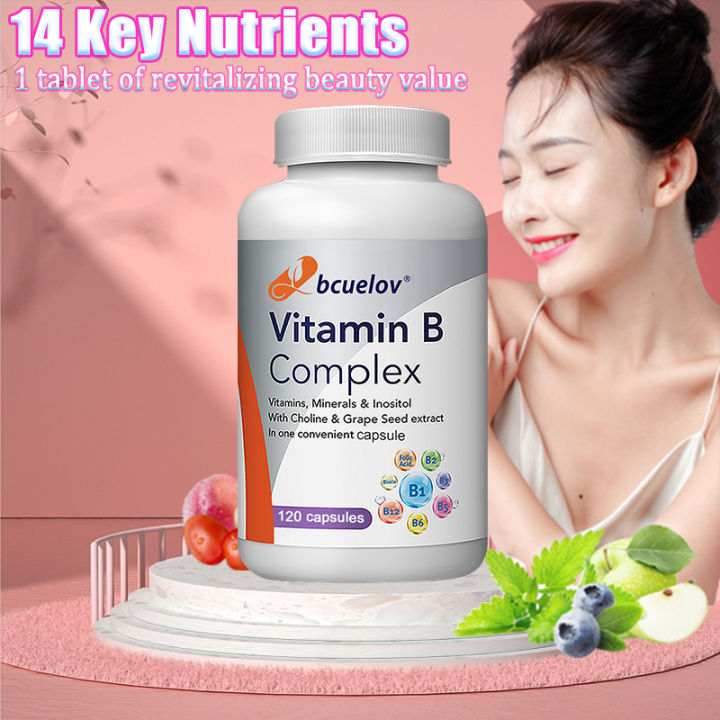 Vitamin B-kompleks Menggabungkan Manfaat Mineral Dan Ekstrak Biji ...