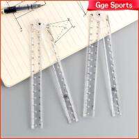 GGE SPORTS 5PCS โปร่งใสโปร่งใส ไม้บรรทัดตรงตรง อะคริลิค ของขวัญสำหรับนักเรียน ไม้บรรทัดวัดขนาด ที่มีคุณภาพสูง 30ซม. ค่ะ ไม้โปรแทรกเตอร์เรขาคณิต อุปกรณ์สำนักงานโรงเรียน