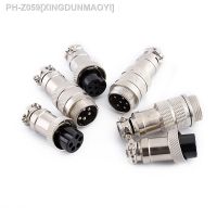 1PC Gx16 butt joint aviation connector plug docking femal male 2/3/4/5/6/7/8/9pin circular connector