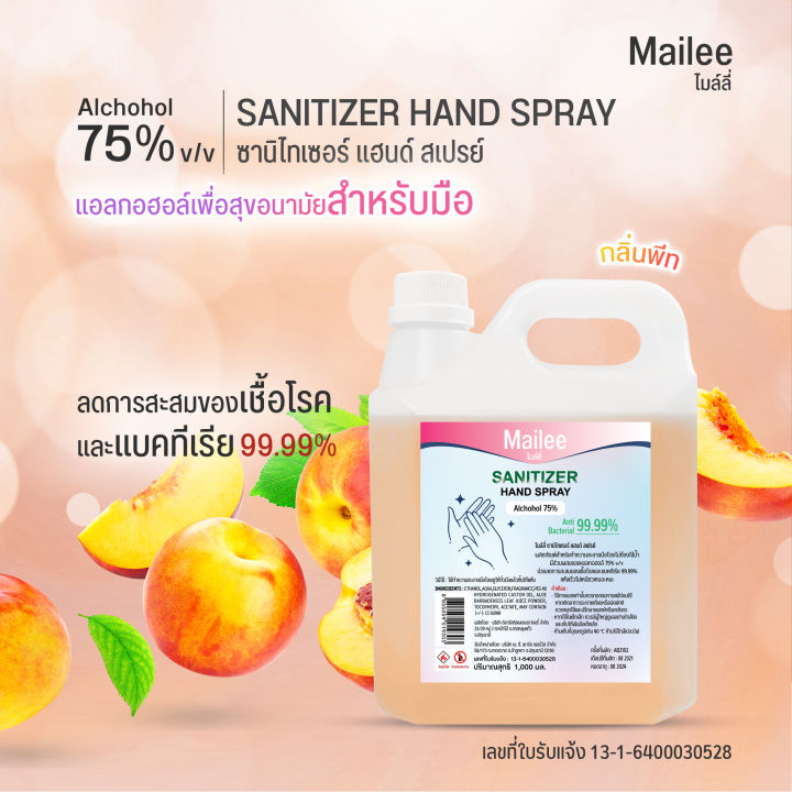 mailee-zanitizer-hand-spray-แอลกอฮอล์เพื่อสุขอนามัยสำหรับมือ