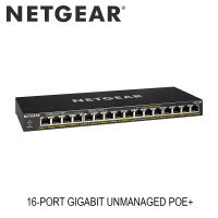 NETGEAR GS316P 16-PORT GIGABIT ETHERNET UNMANAGED POE+ SWITCH WITH FLEXPOE by Triplenetwork ประกันศูนย์ไทย