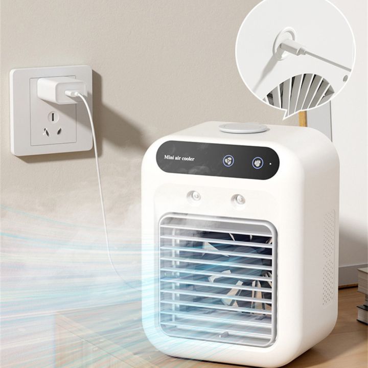 พัดลมระบายความร้อนไฟฟ้า-ขนาดเล็ก-เหมาะกับฤดูร้อน-ของใช้ในครัวเรือน-สําหรับหอพัก-ta