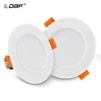 DBF ไฟดาวน์ไลท์ LED แบบไม่หมุน,ไฟสปอตไลท์ติดเพดาน LED 2 In 1 SMD 2835 3W 5W 7W 9W 12W AC220V ไฟห้องนอนในร่ม