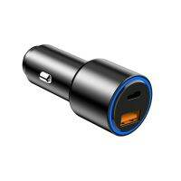 DOIT รถที่ชาร์จไฟฟ้าในรถยนต์36W รถโลหะพอร์ตชาร์จคู่ Qc3.0 Car Charger