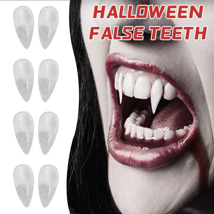 1/3pairs Halloween Vampire Teeth Environmentally Resin Teeth Horror