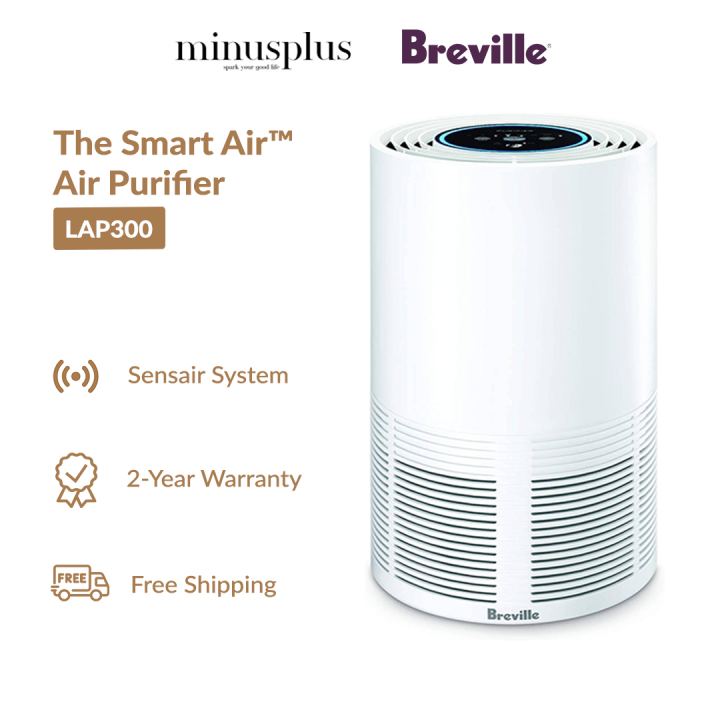 Breville the Smart Air™ Purifier (40m2) with Sensair System and 4stage Air Purification LAP300
