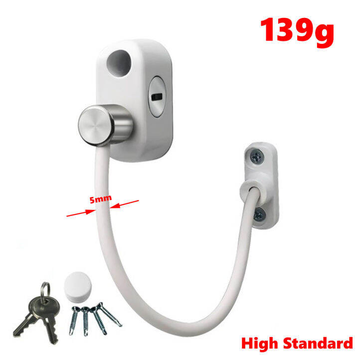 Stainless Steel Window Lock Children's Safety Lock Highrise Falling