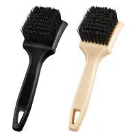 2Pc Car Carpet Upholstery Cleaner Brush Car Wheel and Tires Brush Car Detailing Brushes Car Wash Accessories Scrub Brush