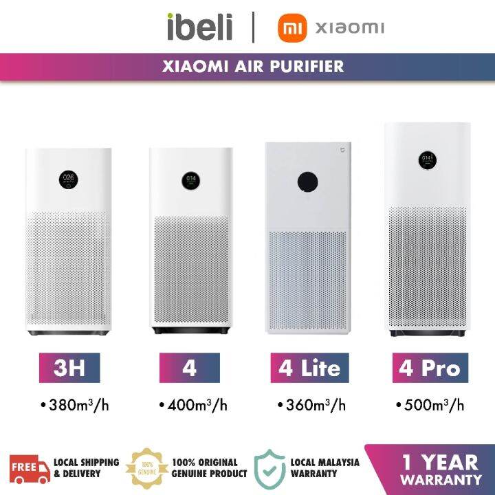 Xiaomi Smart Air Purifier 3H 4 Lite Pro Home Quality OLED Screen