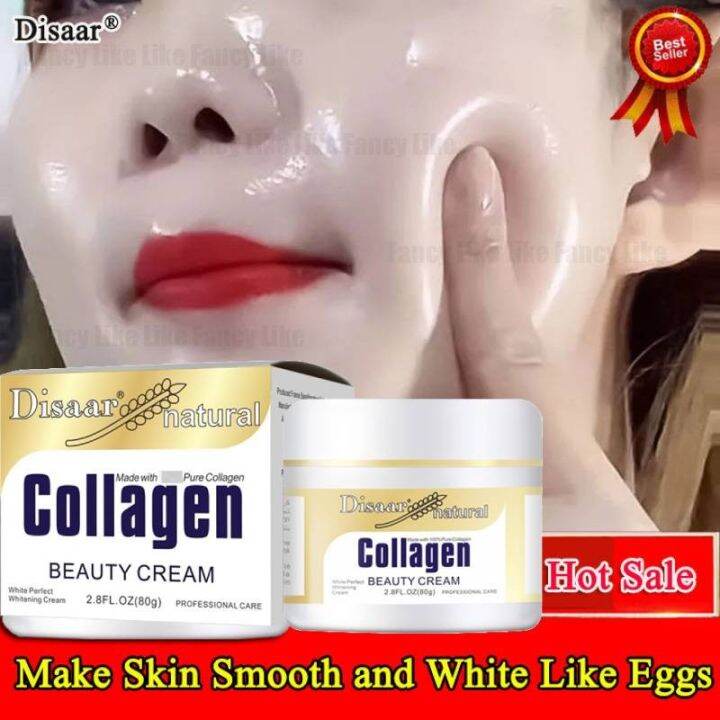 DISAAR Collagen Face Cream 80g Lighten Dark Spots Repair Damaged Skin